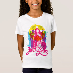 Justizbehörde Retro Group & Logo Pop Art T-Shirt