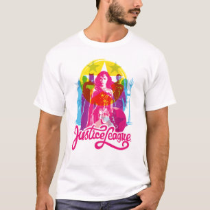 Justizbehörde  Retro Group & Logo Pop Art T-Shirt