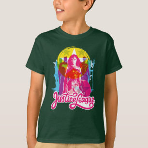 Justizbehörde Retro Group & Logo Pop Art T-Shirt