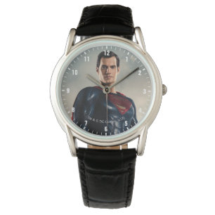 Justizbehörde Supermann auf Schlachtfeld Armbanduhr
