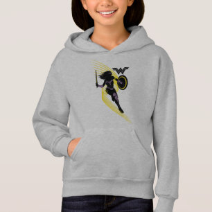 Justizbehörde Symbol für die Silhouette der Frau Hoodie