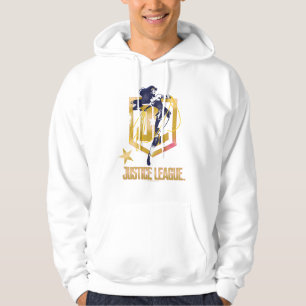 Justizbehörde Wonder Woman JL Logo Pop Art Hoodie