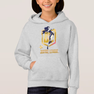 Justizbehörde Wonder Woman JL Logo Pop Art Hoodie