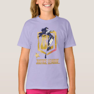 Justizbehörde Wonder Woman JL Logo Pop Art T-Shirt