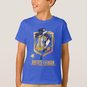 Justizbehörde Wonder Woman JL Logo Pop Art T-Shirt