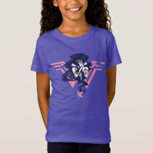 Justizbehörde Wonder Woman & Symbol Pop Art T-Shirt