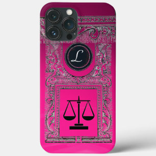 JUSTIZBÜRO, ATTORNEY Monogram Pink Case-Mate iPhone Hülle