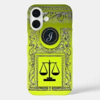 JUSTIZBÜRO, ATTORNEY Monogram Yellow