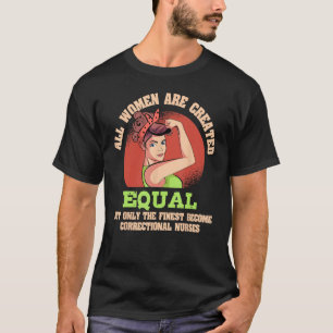 Justizielle Krankenschwestern Frauen RN-Korrektur T-Shirt