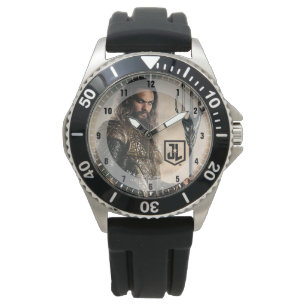 Justizielle Liga   Aquaman auf dem Schlachtfeld Armbanduhr
