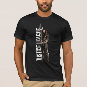 Justizielle Liga Aquaman auf dem Schlachtfeld T-Shirt