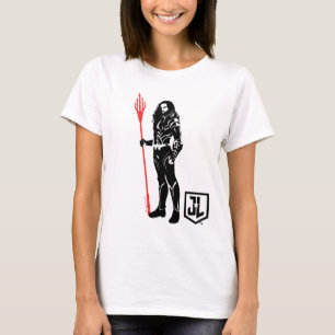 Justizielle Liga   Aquaman Pose Noir Pop Art T-Shirt