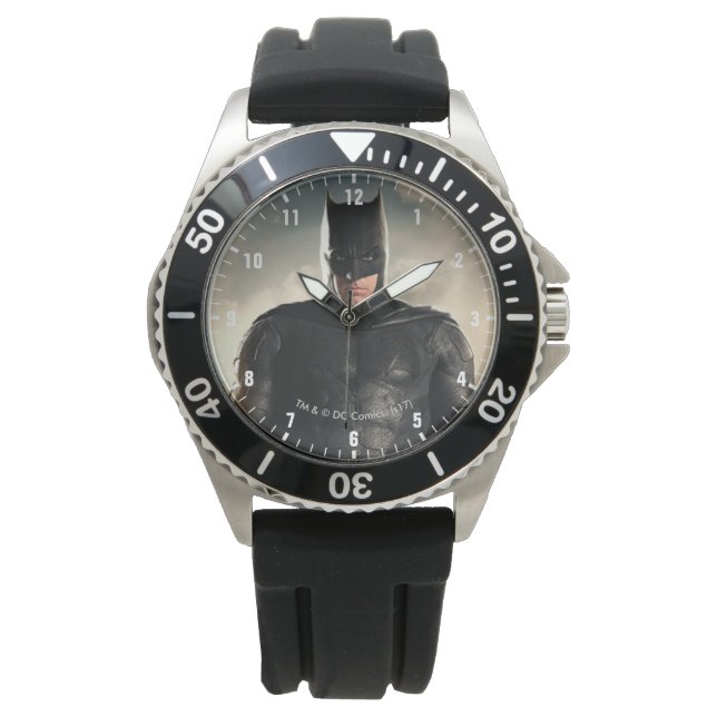 Justizielle Liga | Batman auf dem Schlachtfeld Armbanduhr (Vorderseite)