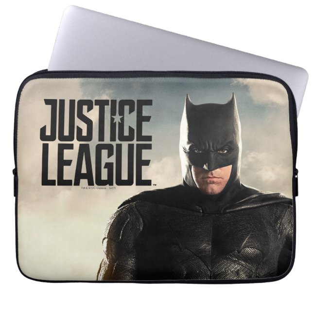 Justizielle Liga | Batman auf dem Schlachtfeld Laptopschutzhülle (Vorderseite)