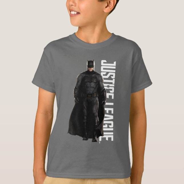 Justizielle Liga | Batman auf dem Schlachtfeld T-Shirt (Vorderseite)