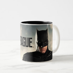 Justizielle Liga Batman auf dem Schlachtfeld Zweifarbige Tasse