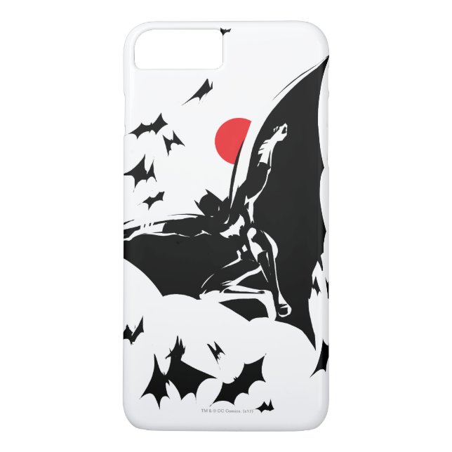 Justizielle Liga | Batman in der Cloud of Bats Pop Case-Mate iPhone Hülle (Rückseite)
