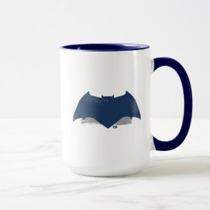 Justizielle Liga   Brush & Halftone Batman Symbol Tasse