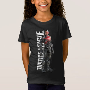 Justizielle Liga Cyborg auf dem Schlachtfeld T-Shirt