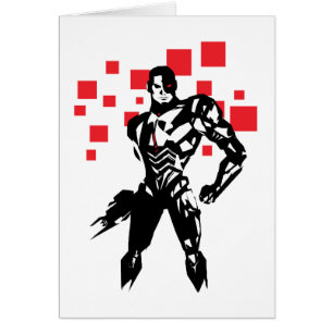 Justizielle Liga Cyborg Digital Noir Pop Art