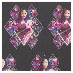 Justizielle Liga   Diamond Galactic Group Panels Stoff