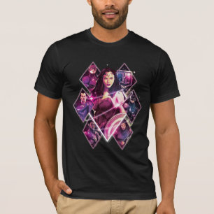 Justizielle Liga Diamond Galactic Group Panels T-Shirt