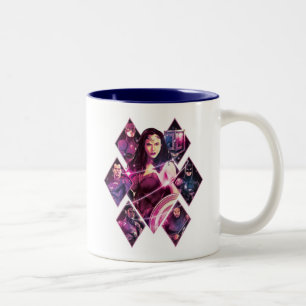 Justizielle Liga   Diamond Galactic Group Panels Zweifarbige Tasse