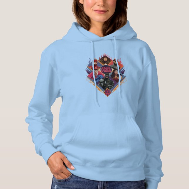 Justizielle Liga | Diamond Hatch Group Abzeichen Hoodie (Vorderseite)