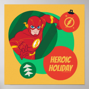 Justizielle Liga - Flash Holiday Bauble Poster