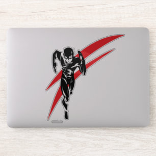 Justizielle Liga   Flash Running Noir Pop Art Aufkleber