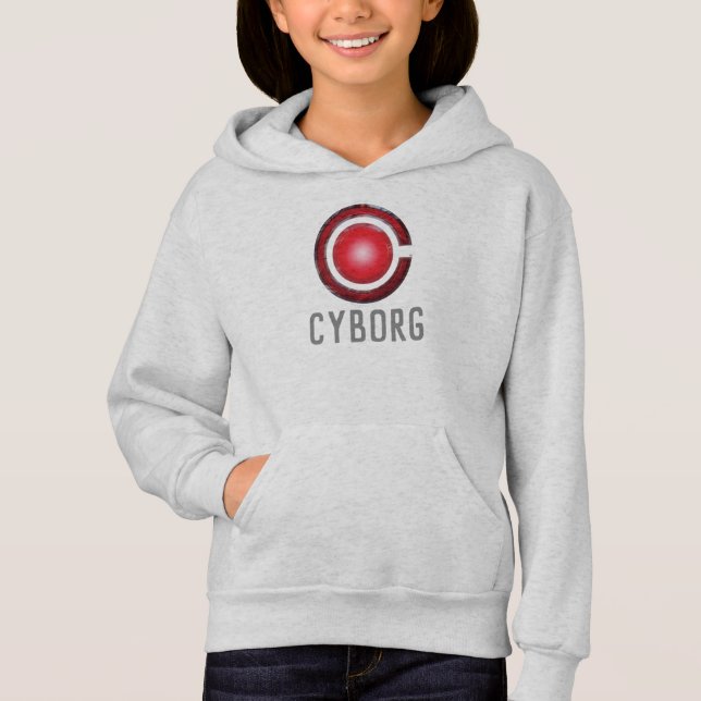 Justizielle Liga | Glühen des Cyborg - Symbols Hoodie (Vorderseite)
