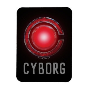 Justizielle Liga   Glühen des Cyborg - Symbols Magnet