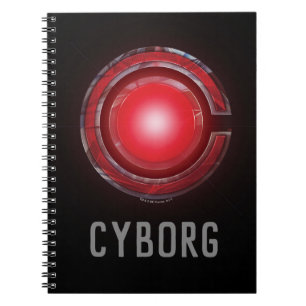 Justizielle Liga   Glühen des Cyborg - Symbols Notizblock