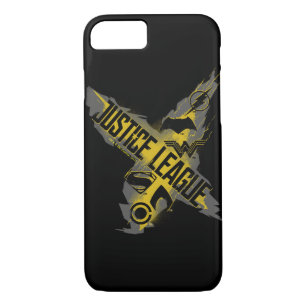 Justizielle Liga   Justice League & Team Symbols iPhone 8/7 Hülle