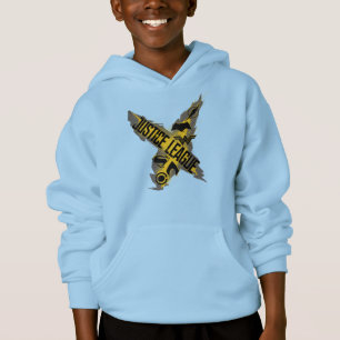 Justizielle Liga   Justice League & Team Symbols Hoodie