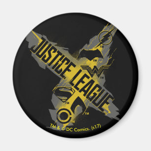 Justizielle Liga   Justice League & Team Symbols Magnet