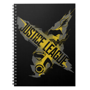 Justizielle Liga   Justice League & Team Symbols Notizblock