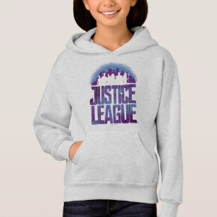 Justizielle Liga Justizielle Silhouette Stadt Hoodie