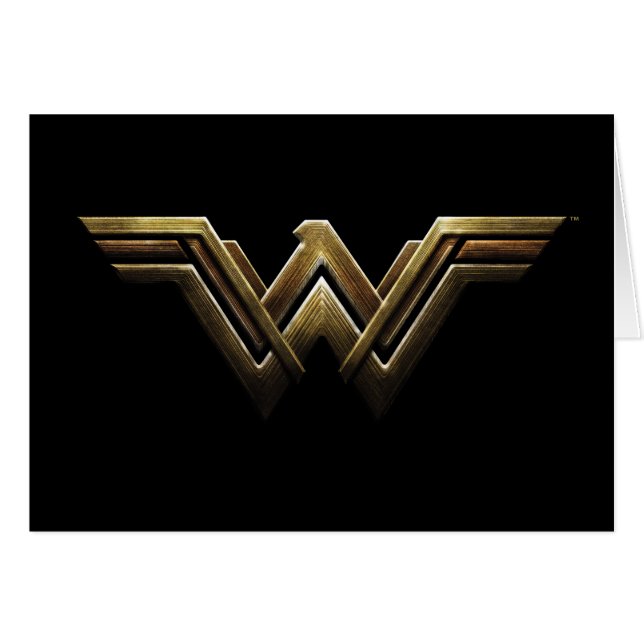 Justizielle Liga | Metallic Wonder Woman Symbol (Vorderseite (Horizontal))