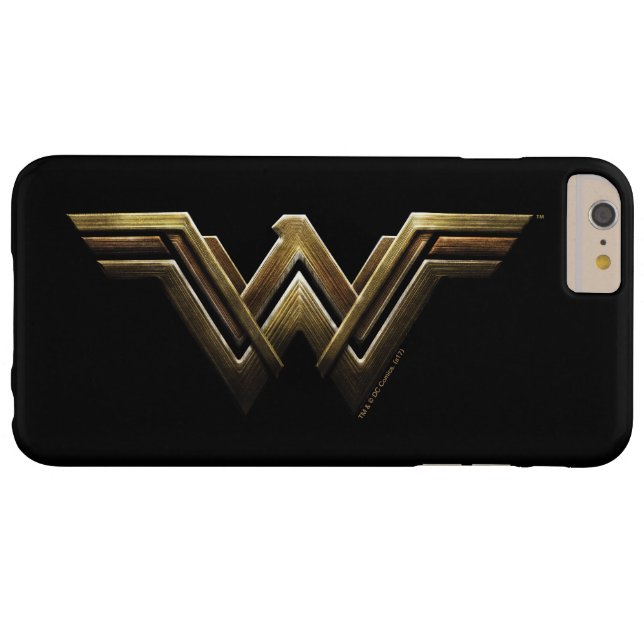 Justizielle Liga | Metallic Wonder Woman Symbol Case-Mate iPhone Hülle (Rückseite Horizontal)