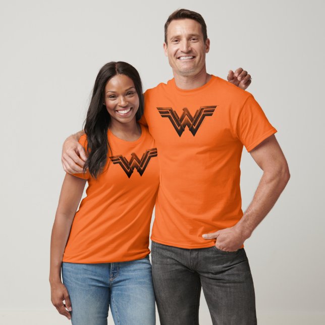 Justizielle Liga | Metallic Wonder Woman Symbol T-Shirt (Unisex)