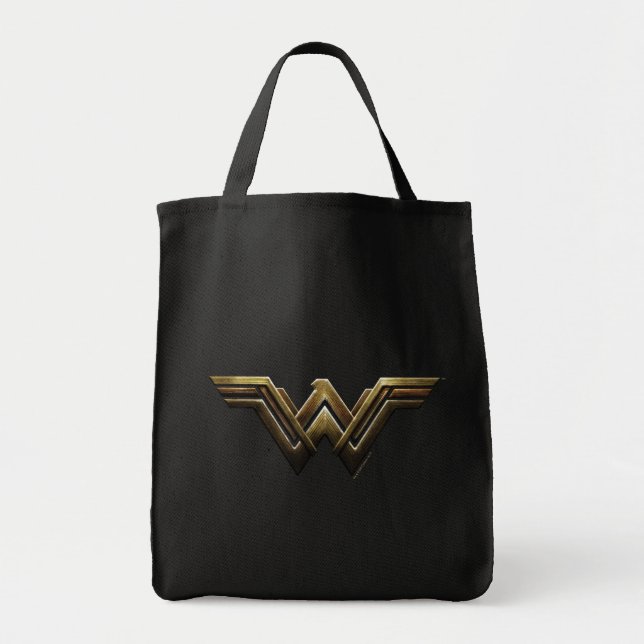 Justizielle Liga | Metallic Wonder Woman Symbol Tragetasche (Vorne)