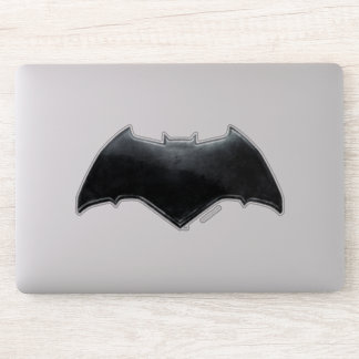 Justizielle Liga | Metallisches Batman-Symbol Aufkleber