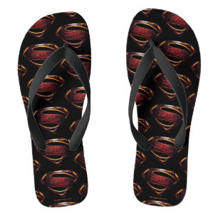 Justizielle Liga   Metallisches Superman-Symbol Flip Flops