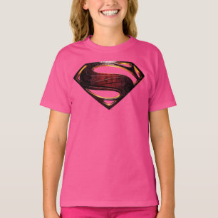 Justizielle Liga Metallisches Superman-Symbol T-Shirt
