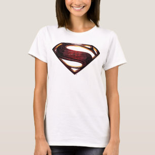 Justizielle Liga   Metallisches Superman-Symbol T-Shirt