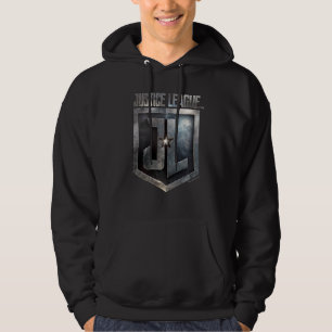 Justizielle Liga Metallschild Hoodie
