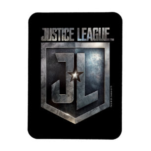 Justizielle Liga   Metallschild Magnet