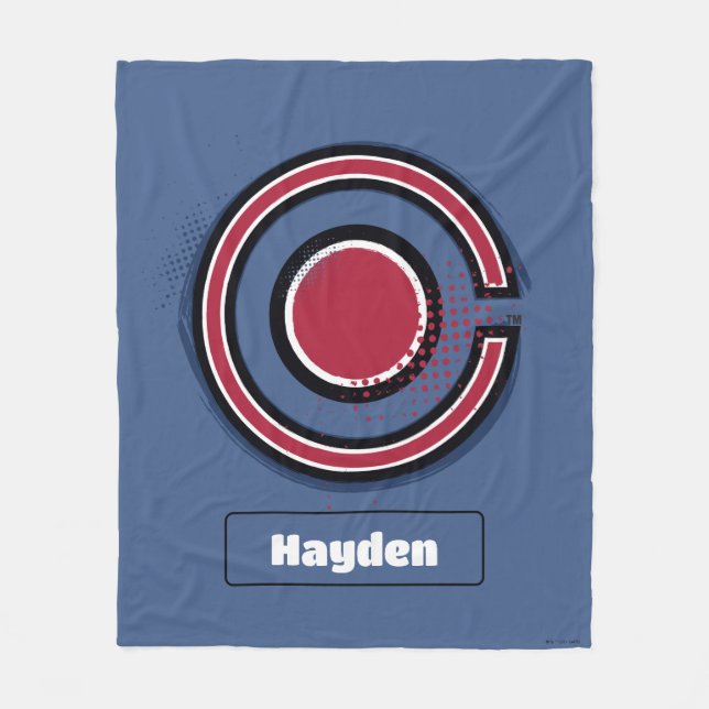 Justizielle Liga | Pinsel und Halftone Cyborg - Sy Fleecedecke (Vorderseite)