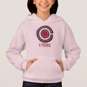 Justizielle Liga Pinsel und Halftone Cyborg - Sy Hoodie